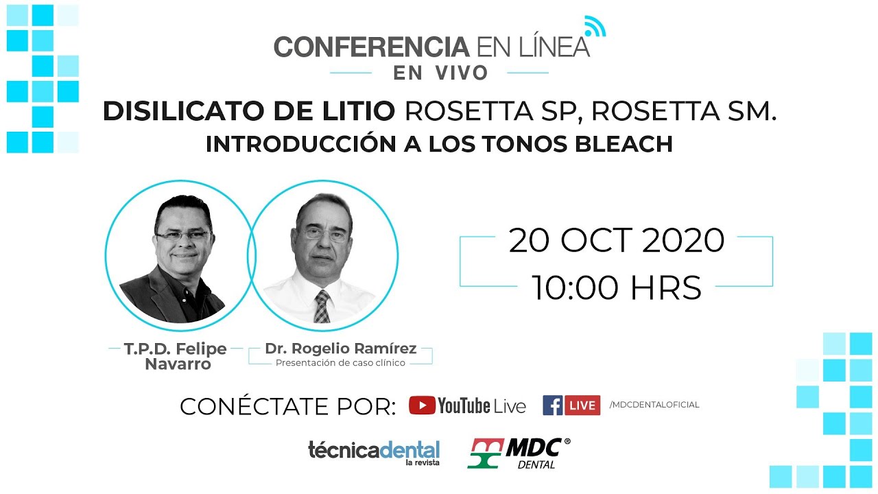 Conferencia en línea- Disilicato de Litio Introducción a los tonos Bleach