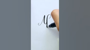 Calligraphy of Lowercase Letter y | Part 25/26 *super satisfying*