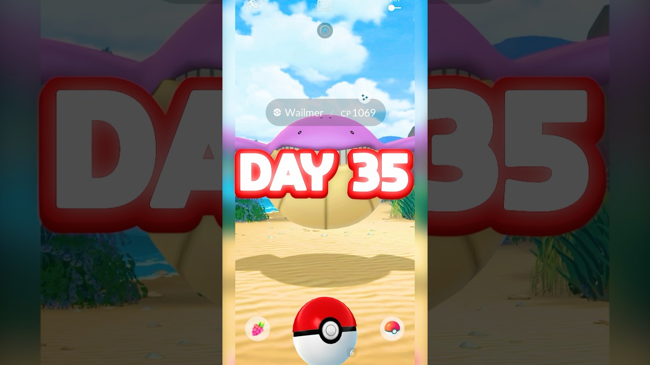 I can’t go home till I find a ✨Shiny✨ Pokemon! Day 35! #pokemonchallenge #pokemongo #shiny #pokemon
