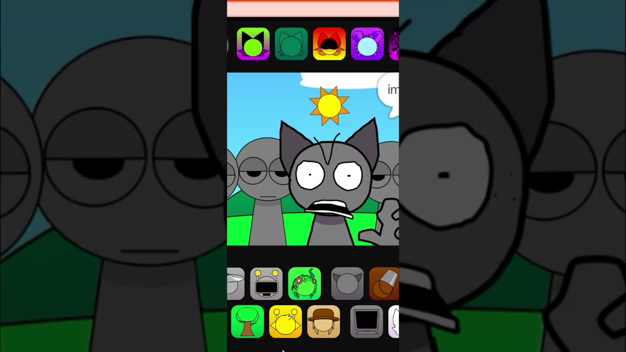 Temu Gray Sprunki Pyramixed Animated