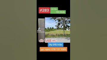 🍒bán đất Mỹ Lộc, Cần Giuôc (#283)dt: 548m²🍒giá: 3ty 015 triệu☎️gọi ngay:079 727 1085 #nhadatcangiuoc