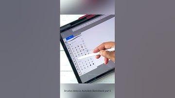 Brush demo in Autodesk Sketchbook part5 #reels #tutorial #ytshorts #trending #viralvideo #digitalart