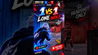 lone wolf 1vs1 headshot please subscribe ❤️❤️