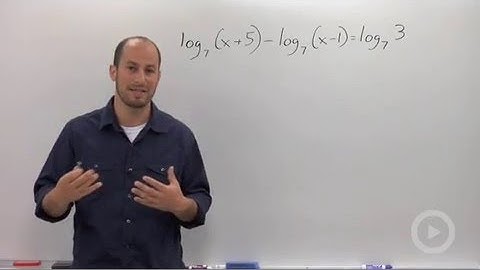 Solving a Logarithmic Equation with Multiple Logs