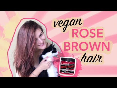 Rose Brown Hair Tutorial - Vegan + Cruelty Free