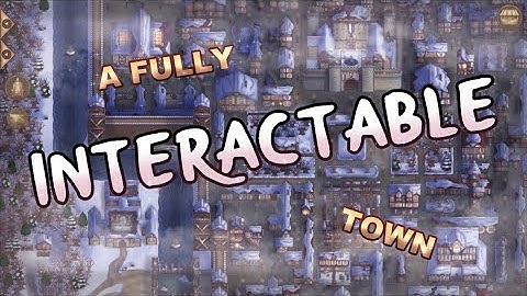 Making A Cozy Town In Our Game | Mistwinter Bay Devlog #24