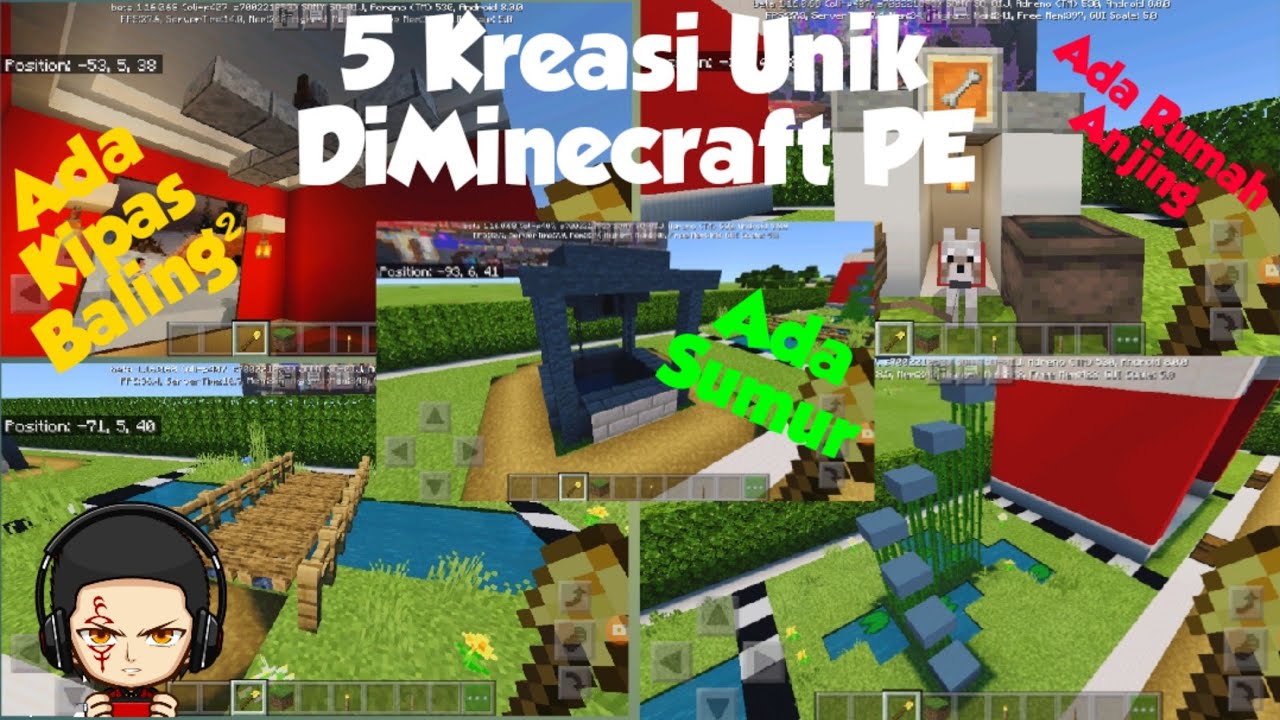 5 Kreasi Unik Minecraft PE YouTube