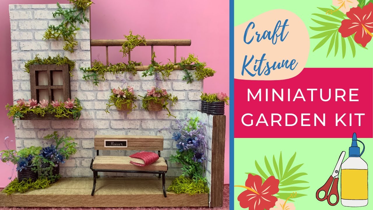 Japanese DIY Miniature Kit Craft Kitsune Box YouTube