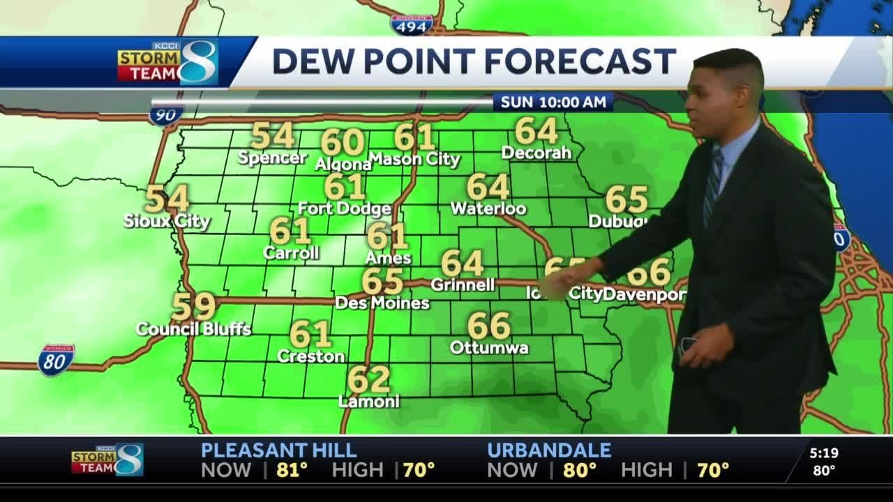 Warmth, humidity and intermittent storm chances return to central Iowa