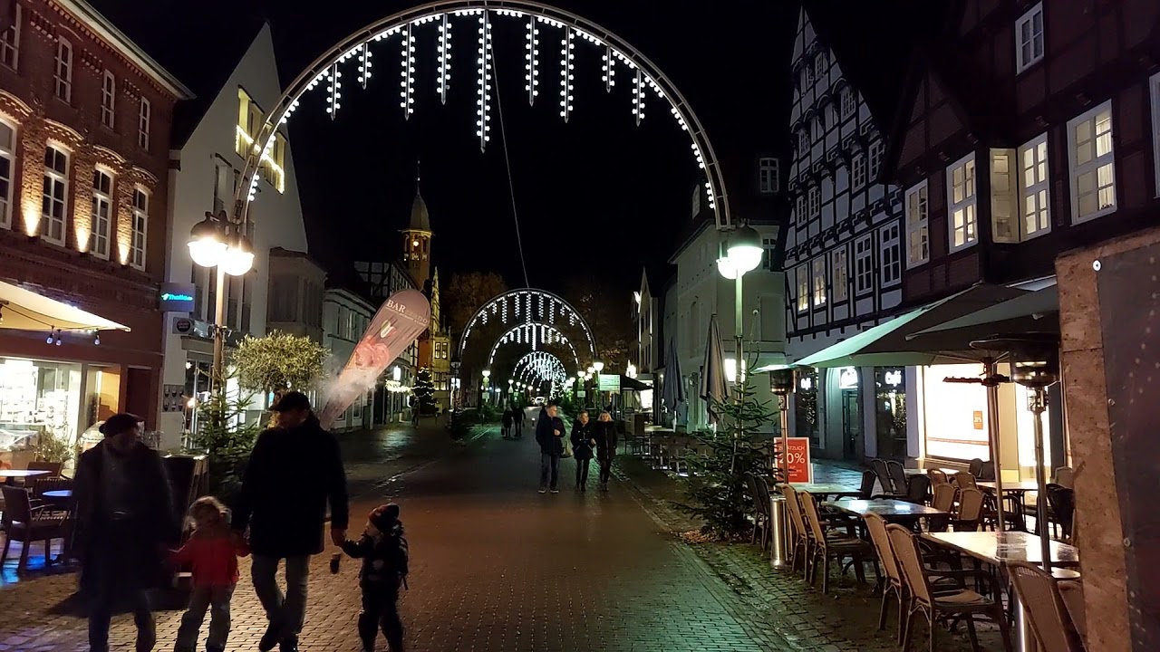 Nienburg an der Weser Lange Straße bis zur Georgstraße Dezember 2021