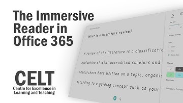 The Immersive Reader in Office 365