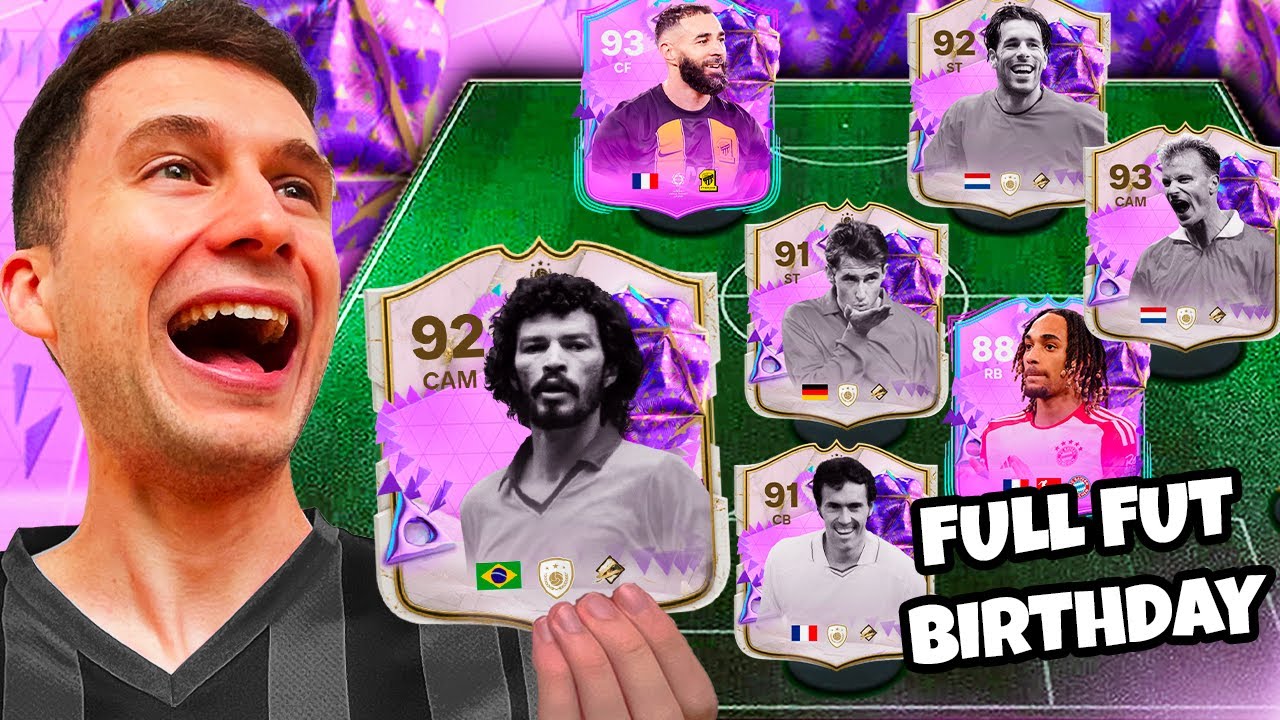 MONTEI UM TIME FULL FUT BIRTHDAY E JOGUEI A WL 🔥🔥 EA FC 24 ULTIMATE TEAM