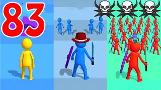 Join Clash 3D - Walkthrough Gameplay 3D iOS Android - new skins, new level #83 screenshot 5