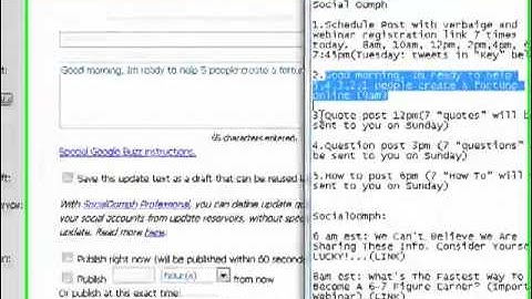 Socialoomph Tutorial