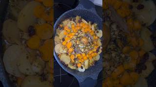 🔥 Tajine sucré-salé pommes de terre, carottes &amp; fruits de mer