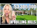 Living in Rolling Hills CA 2022  | What does $3,300,000 buy you in Palos Verdes California?