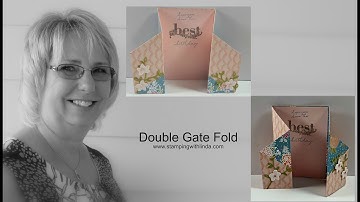 Diagonal Gate Fold Card