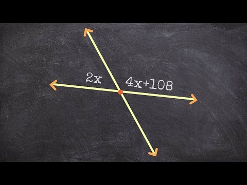 How you can Identify X in Angles in Geometry