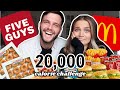 20,000 CALORIE CHALLENGE | EPIC CHEAT DAY | BF VS GF