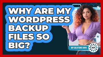 Why Are My WordPress Backup Files So Big? - WP Solutions Guru