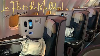 SriLankan A330-300 BUSINESS CLASS: Lie Flat to the Maldives!