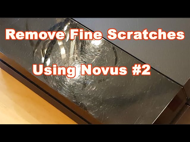 Polish Your Console Using Novus #2 Fine Scratch Remover 