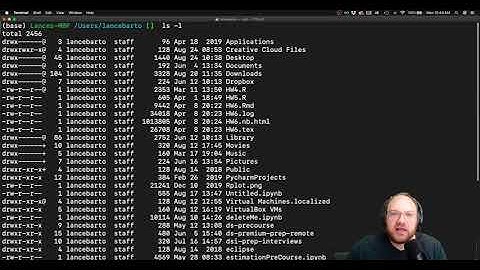 Unix - Navigating the File System - ls, command flags