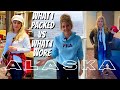 Packed vs wore my alaska cruise outfit diary