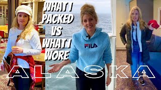 Packed vs Wore: My ALASKA Cruise Outfit Diary