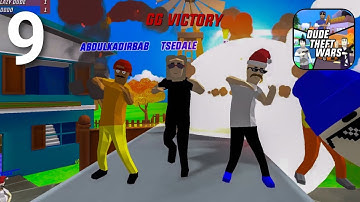 Dude Theft Wars - Gameplay Walkthrough Part 9 - Multiplayer: NOOBTOWN & DUDE O POLIS(iOS, Android)