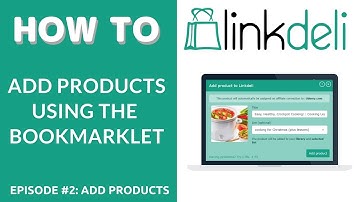 Howto: add any product link to your list with the bookmarklet tool