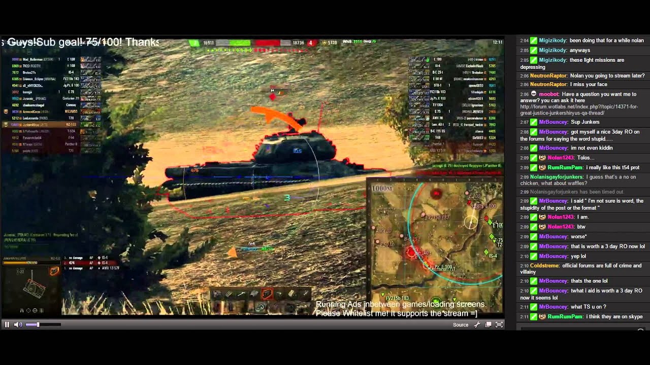 World of Tanks - JunkersHiryu Can't Believe It (taken from his twitch stream)
