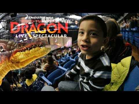 EvanTubeHD goes to HOW TO TRAIN YOUR DRAGON LIVE SPECTACULAR!  in 1080p High Definition HD!