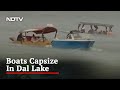 Multiple Shikaras overturned in Dal Lake, tourists safely rescued