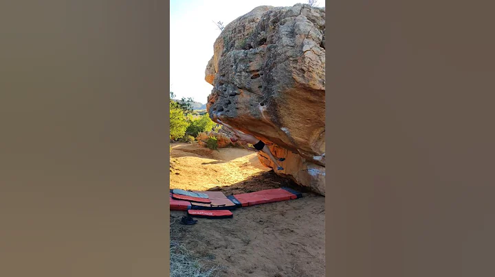 IMPOSSIBLE Rock Climbing Move! #shorts #viral #bouldering