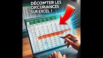 "FORMATION EXCEL 101"  060 Décompter les occurrences d