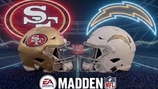 Preseason Week 3: 49ers vs Chargers -Simulation- Madden 27 Rosters