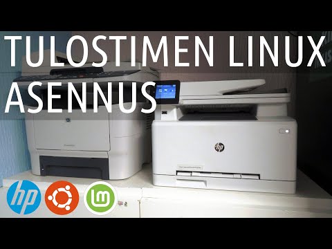 HP Laserjet tulostin ja skanneri asennus