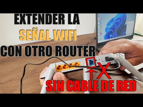 Ampliar señal Wifi con otro Router sin cables extender wifi facil barato 