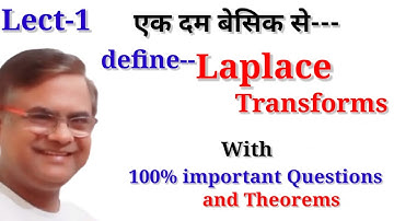 The Laplace Transforms,Integral Transforms