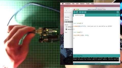 Microcontroller & Electronics - ARDUINO - Introduction, installation and first program - Tutorial #1