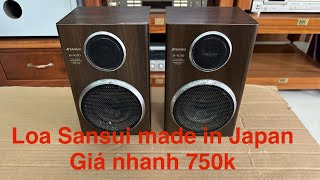 SANSUI S-X30 full-range speakers, great price, grab them quickly