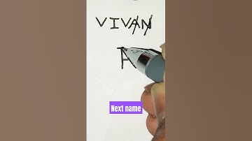 # VIVAAN name logo # Design # Next name #shorts # By Rajbir