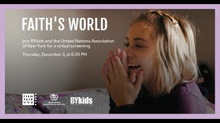 FAITH'S WORLD Discussion Hosted by the UN Association of New York