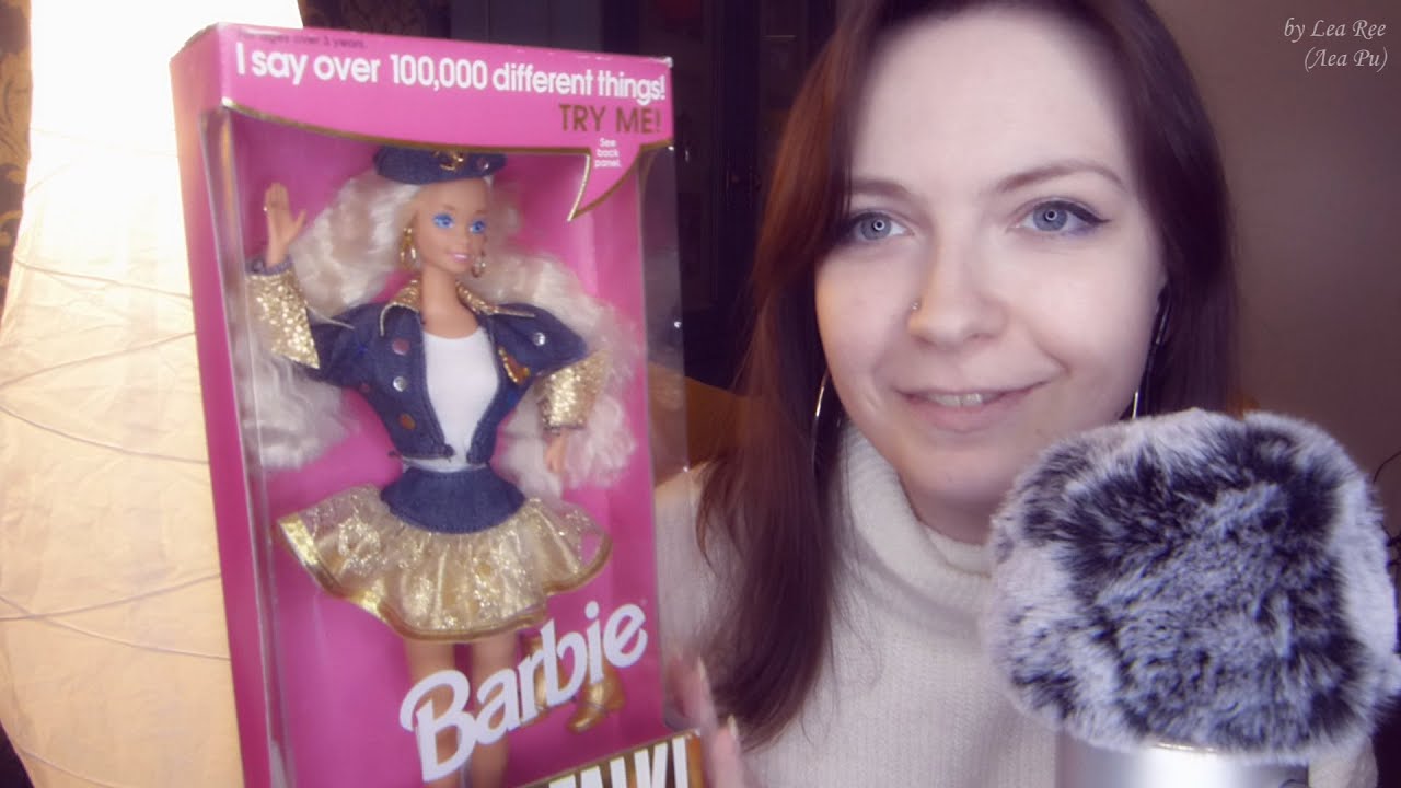 ASMR АСМР Распаковка Барби 90-х Barbie Super Talk 🗣Она любит поговорить😃Шепот перед сном