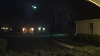 Security camera captures meteor over Chicagoland area