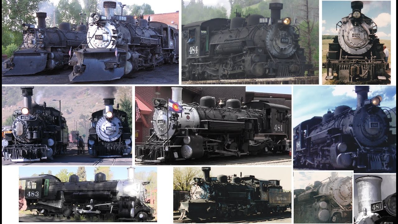 100 Years of D&RGW, K-36 class, 2-8-2 Mikado, Steam Locomotives