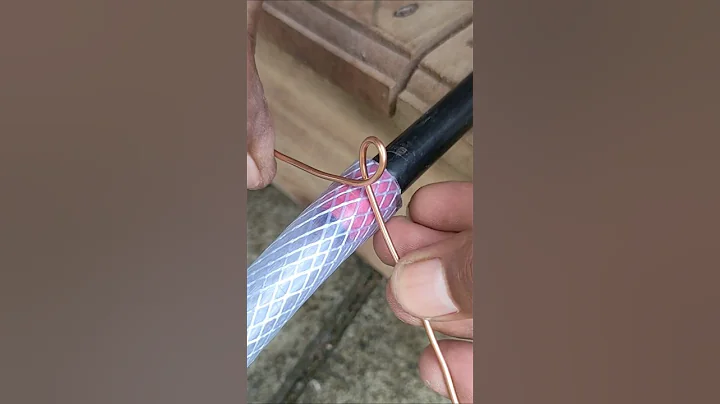 Making a DIY Strong Hose Clamp with Wire #diy #shorts