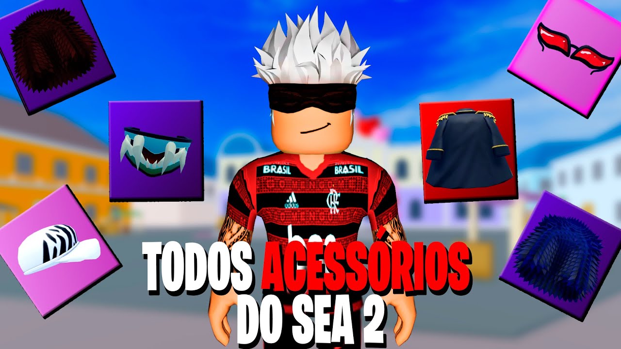 COMO PEGAR TODOS OS ACESSORIOS DO SEA 3 NO BLOX FRUITS 