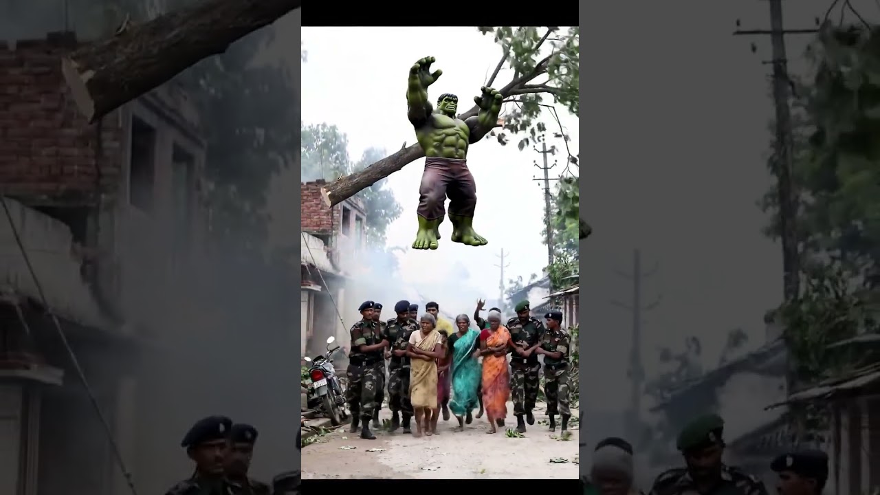 Indian Army & Hulk Save Villagers | Real Heroic Rescue of Children & Adult 